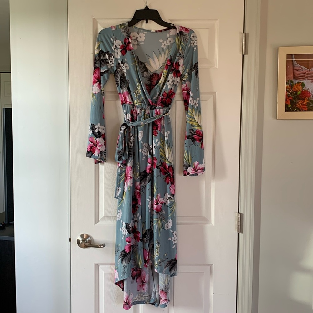 Pink Blush Maternity Dress